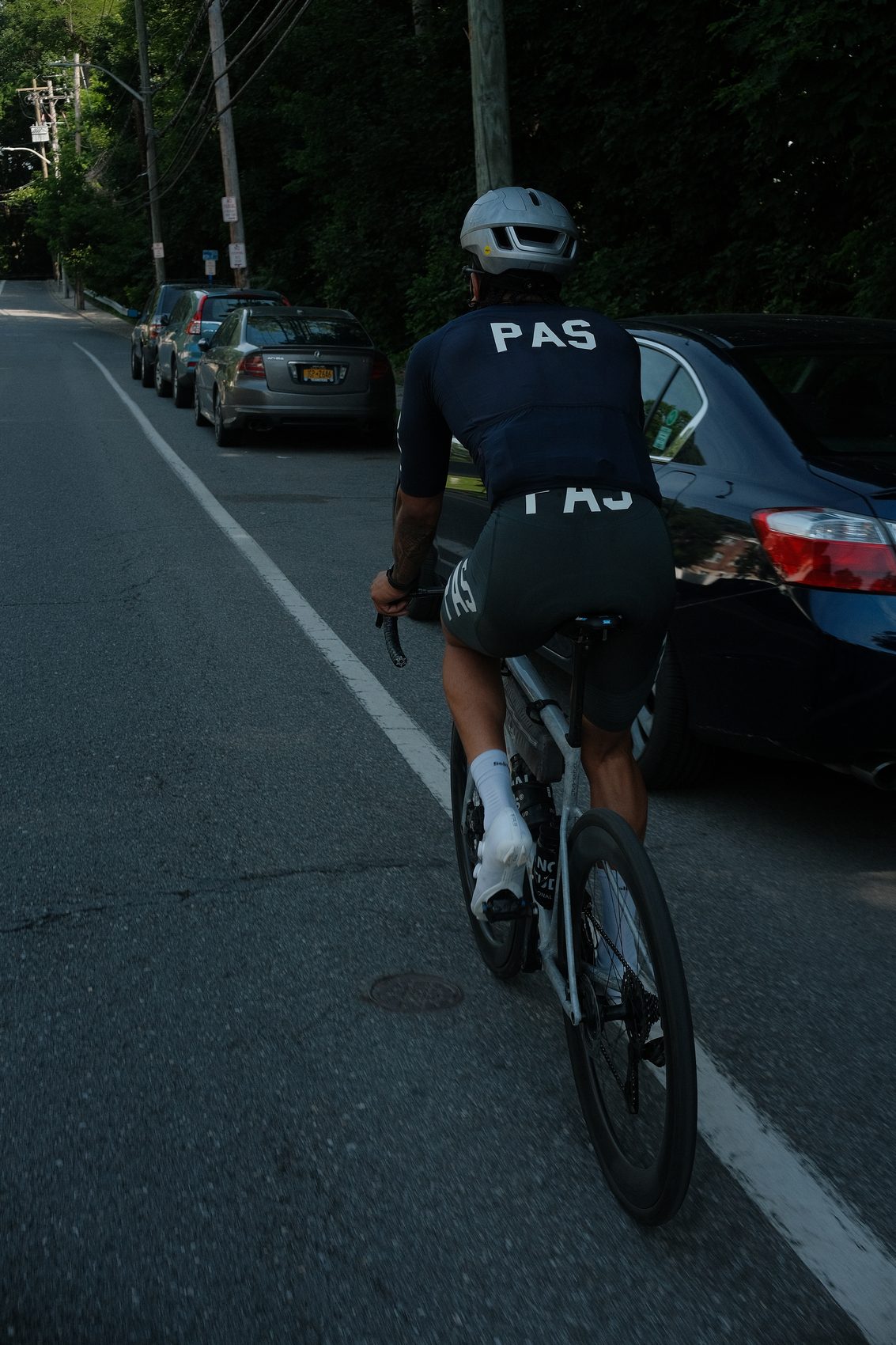A Fools in Paradise rider on the road in summer kit, Fool's Gold Vol. 2